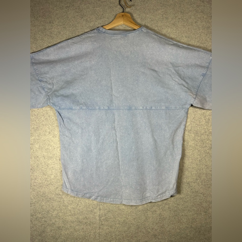 Dapplebay light blue oversized tie dye Womens Long Sleeve Equestrian Horse lover - Picture 10 of 11